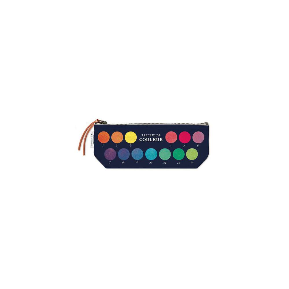 Cavallini, Pencil Pouch, Art & School, Les Couleurs Pencils, 805663